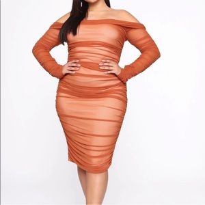 FashionNova Off The Shoulder Dress